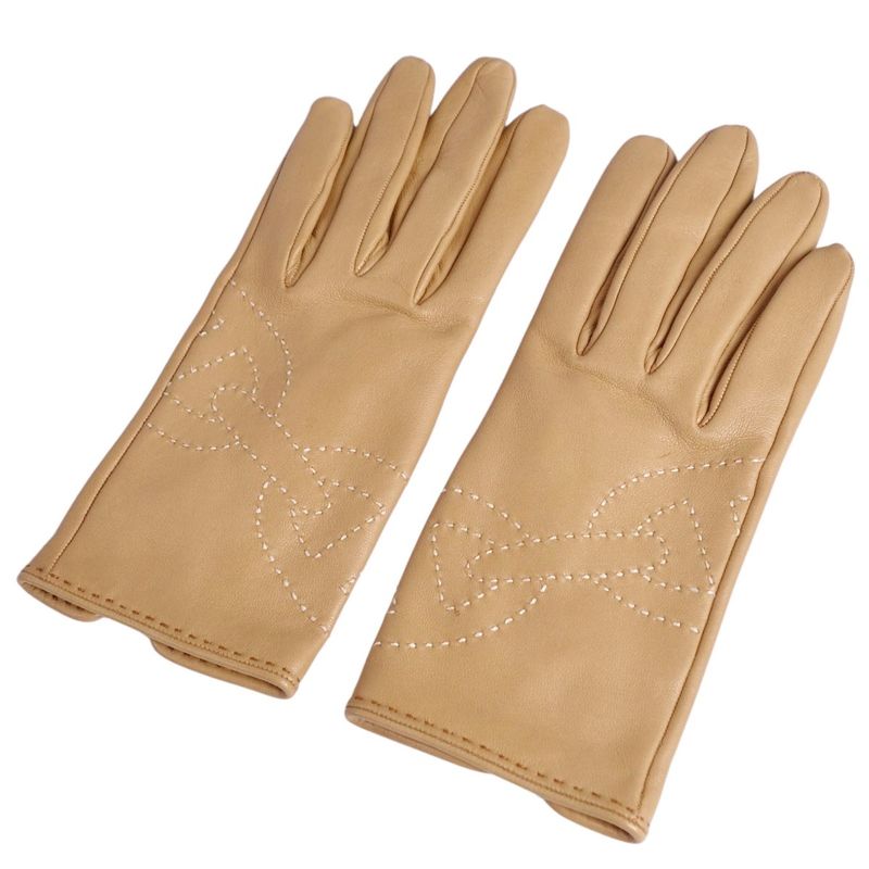 Hermes Gloves Chaine D'ancre Lamb Leather Rede
