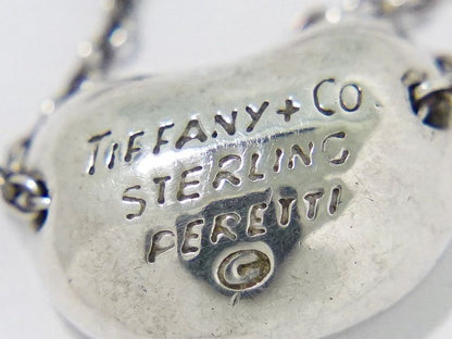 Authentic Tiffany & Co Tiffany & Co Bean Sterling 925 Necklace Pendant Silver