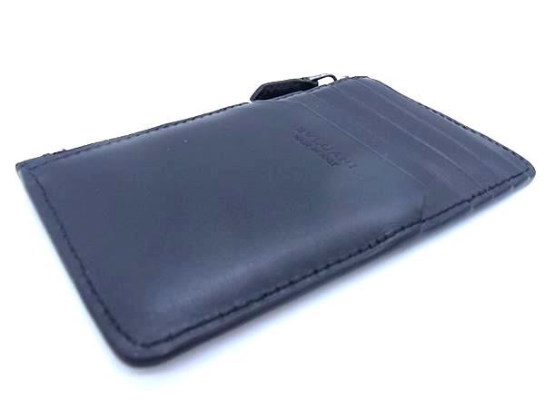 Bvlgari Pvc×leather Fragment Case Coin Case Card Case Men's Black Fc2604