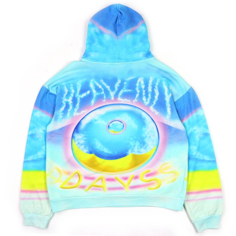 Celine 22SS 2y698468q Marcelo Lavin Heavenly Days Cotton Fleece Print Loose