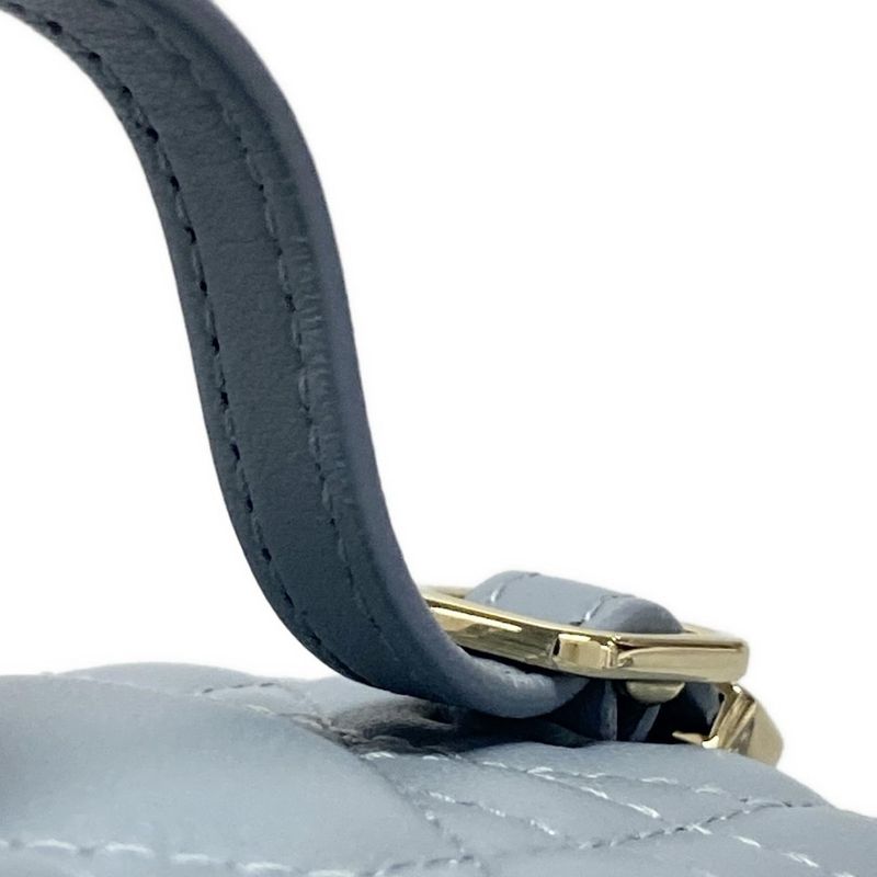 Dior/christian Dior Vanity Bag Lady Dior Micro Vanity S0935onmj Blue-grey