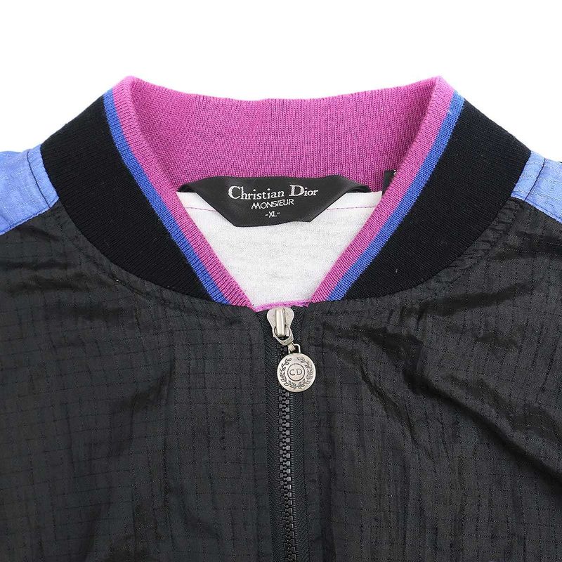 Christian Dior Monsieur Christian Dior Monsieur Old Nylon Track Jacket Black XL