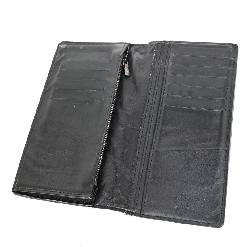 Louis Vuitton Long Wallet Damier Infini Portefeuille Blazer Black Leather