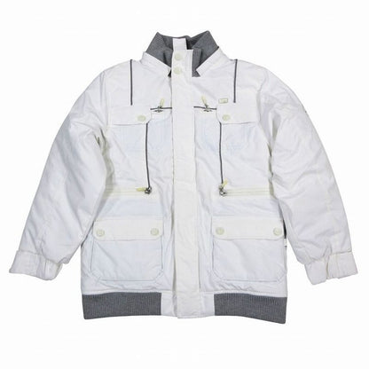 Christian Dior Filling Military Jacket Outerwear White Size 10 A 140 cm