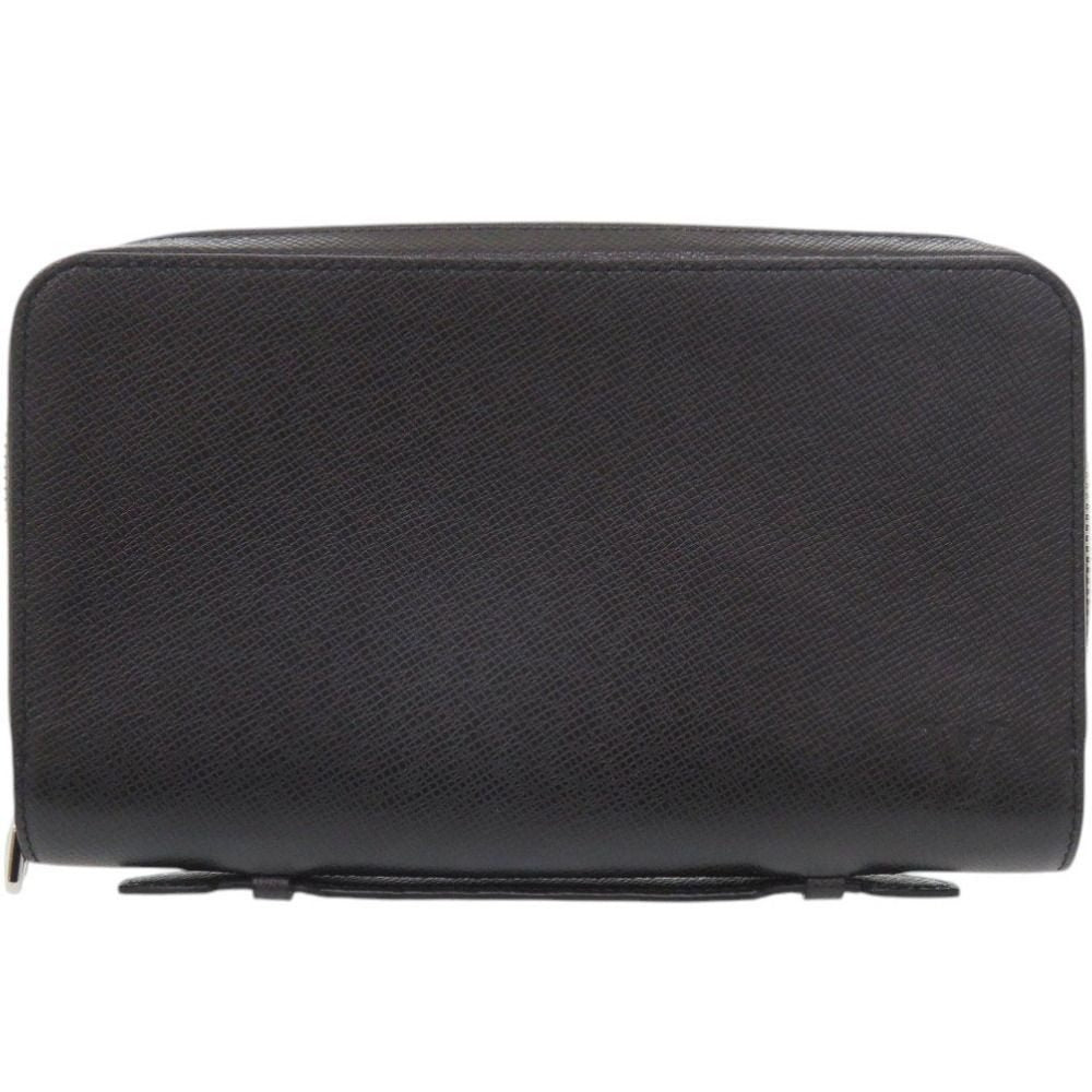 Louis Vuitton Zippy XL Taiga Black Wallet
