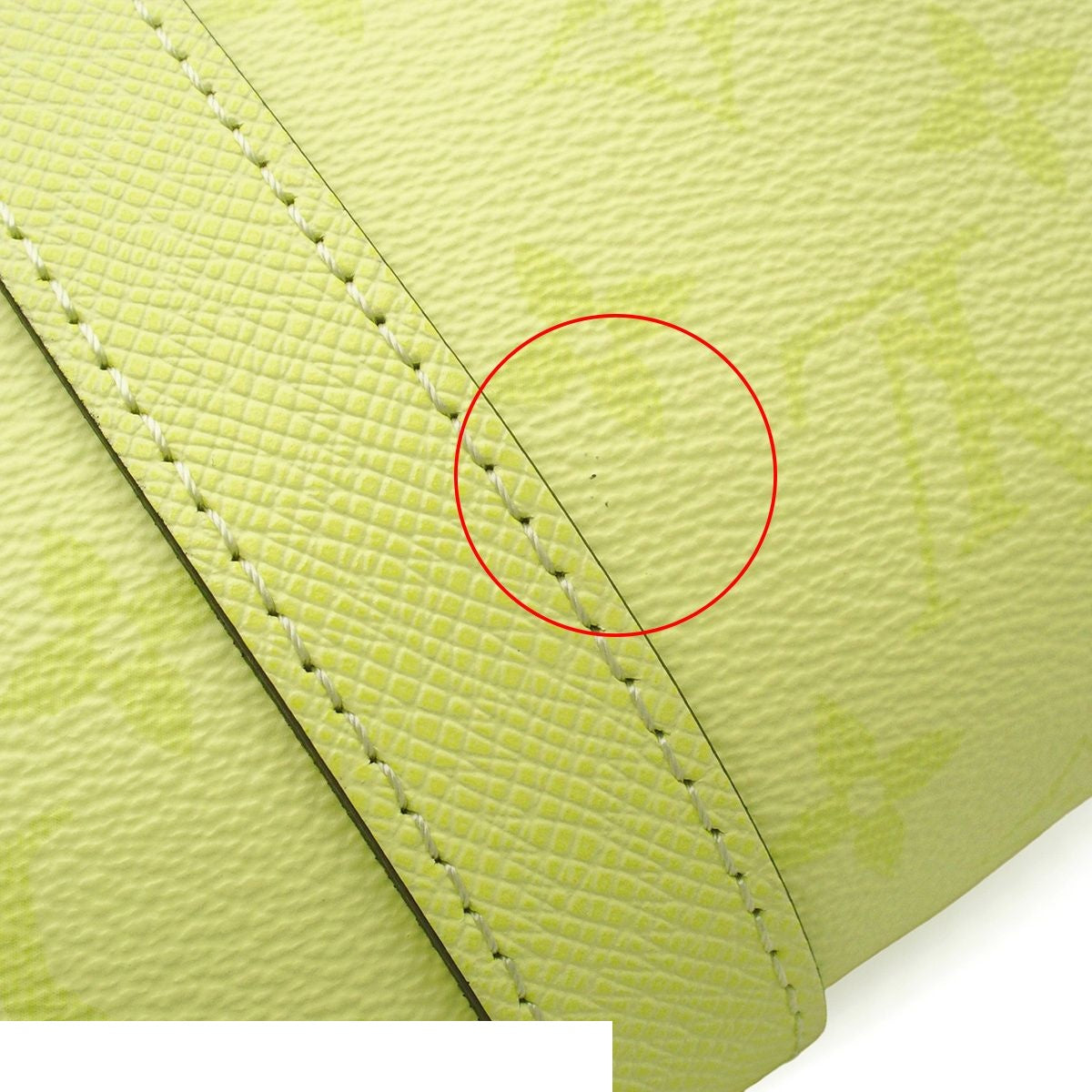 Louis Vuitton Keepall Bandouliere 25 Lemon Yellow Taigarama 2-Way Shoulder Bag — view 7