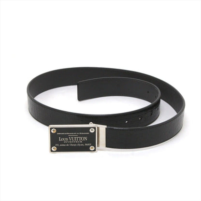 Louis Vuitton Saint Cher Aventour Belt 90-105 cm Black