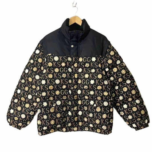 Gucci Ken Scott Down Jacket All Over Pattern 2-Way Vest 44 Black