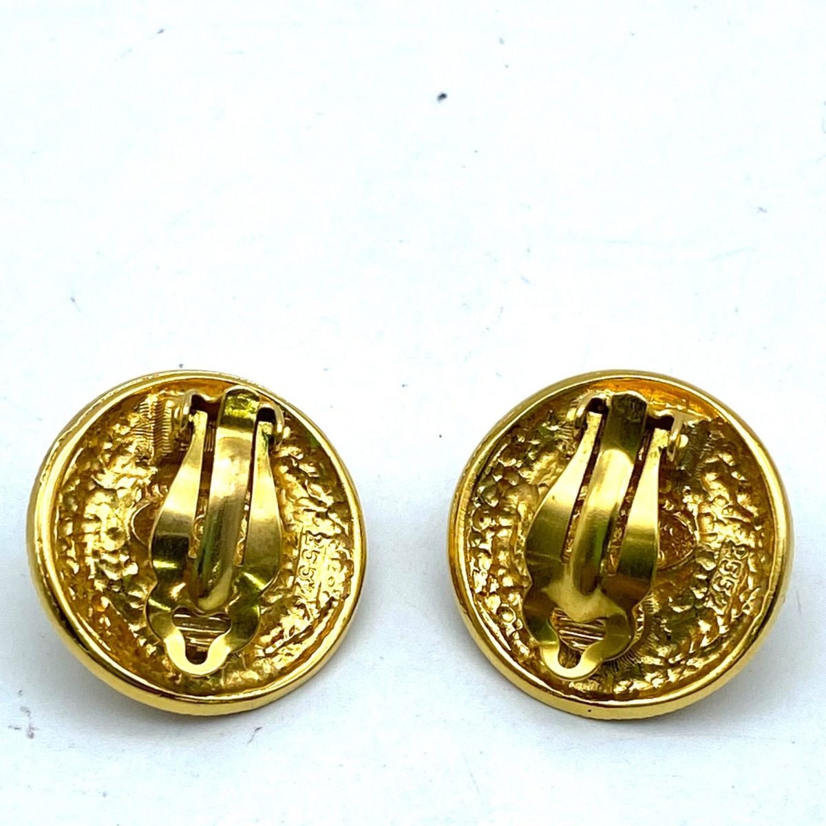 Chanel Earrings Faux Pearl Vintage Gold — view 3