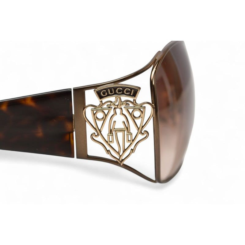 Gucci Sunglasses Eyewear Logo Cles Sto GG2827 S 6015 105 Brown — view 3