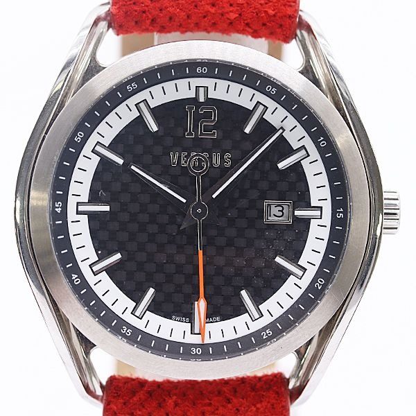 Versace Quartz Black Dial Versus Watch
