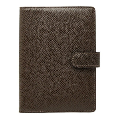 Louis Vuitton Taiga Agenda PM Notebook Cover Grizzly Brown Leather