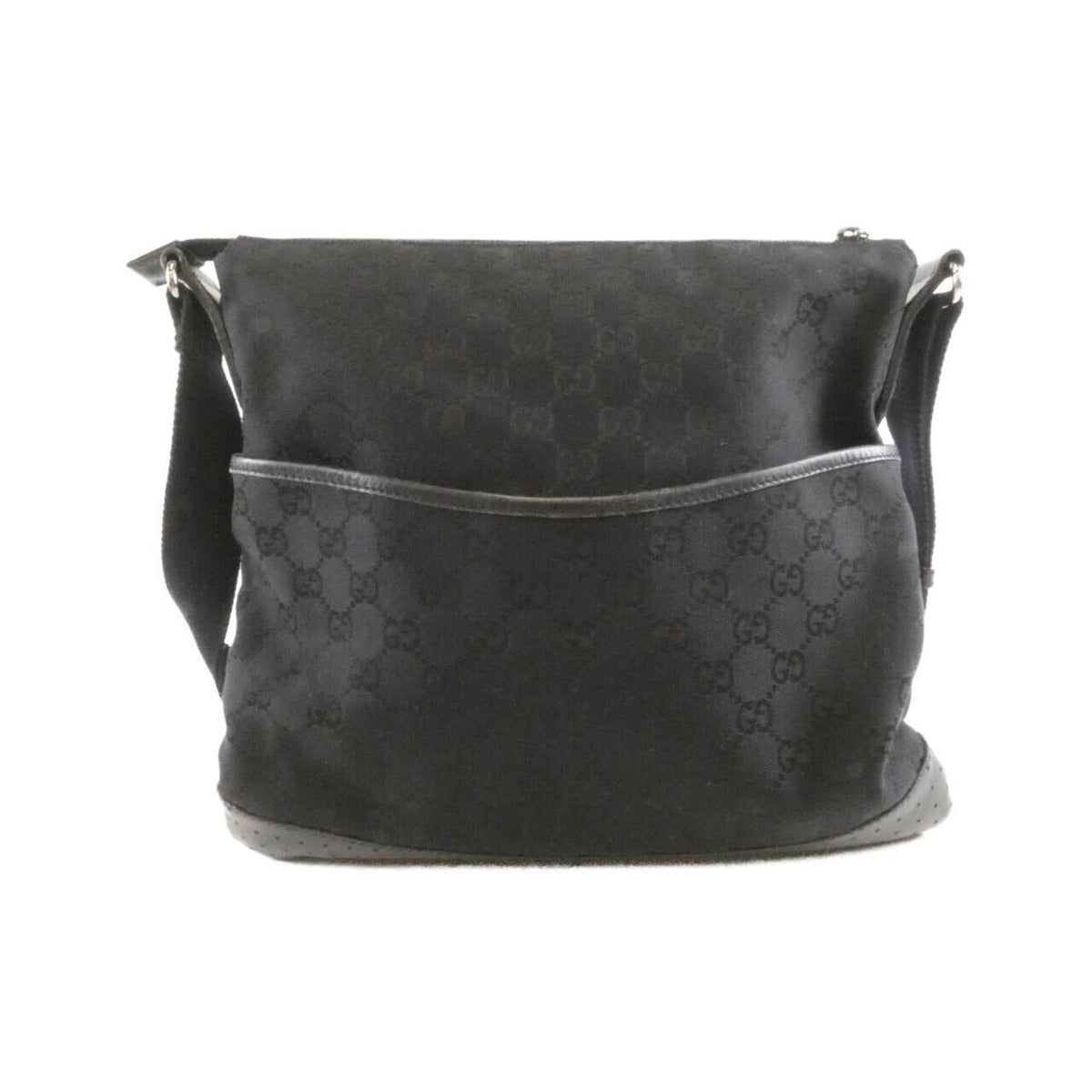 Gucci Shoulder Bag Leather Canvas