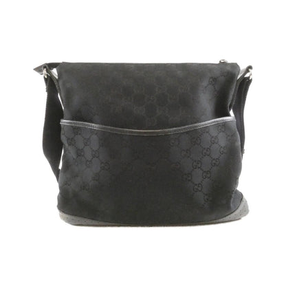 Gucci Shoulder Bag Leather Canvas