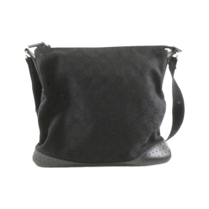 Gucci Shoulder Bag Leather Canvas — view 2