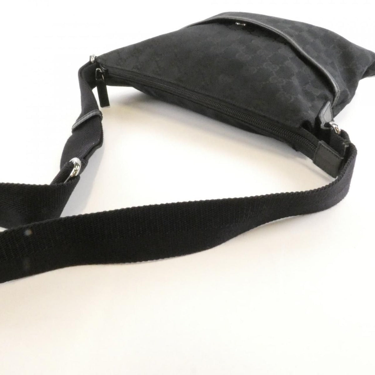 Gucci Shoulder Bag Leather Canvas — view 5