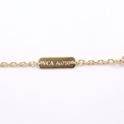 Van Cleef & Arpels Necklace Vintage Alhambra 37 41.5 cm 18k Diamond Gold Mother — view 3