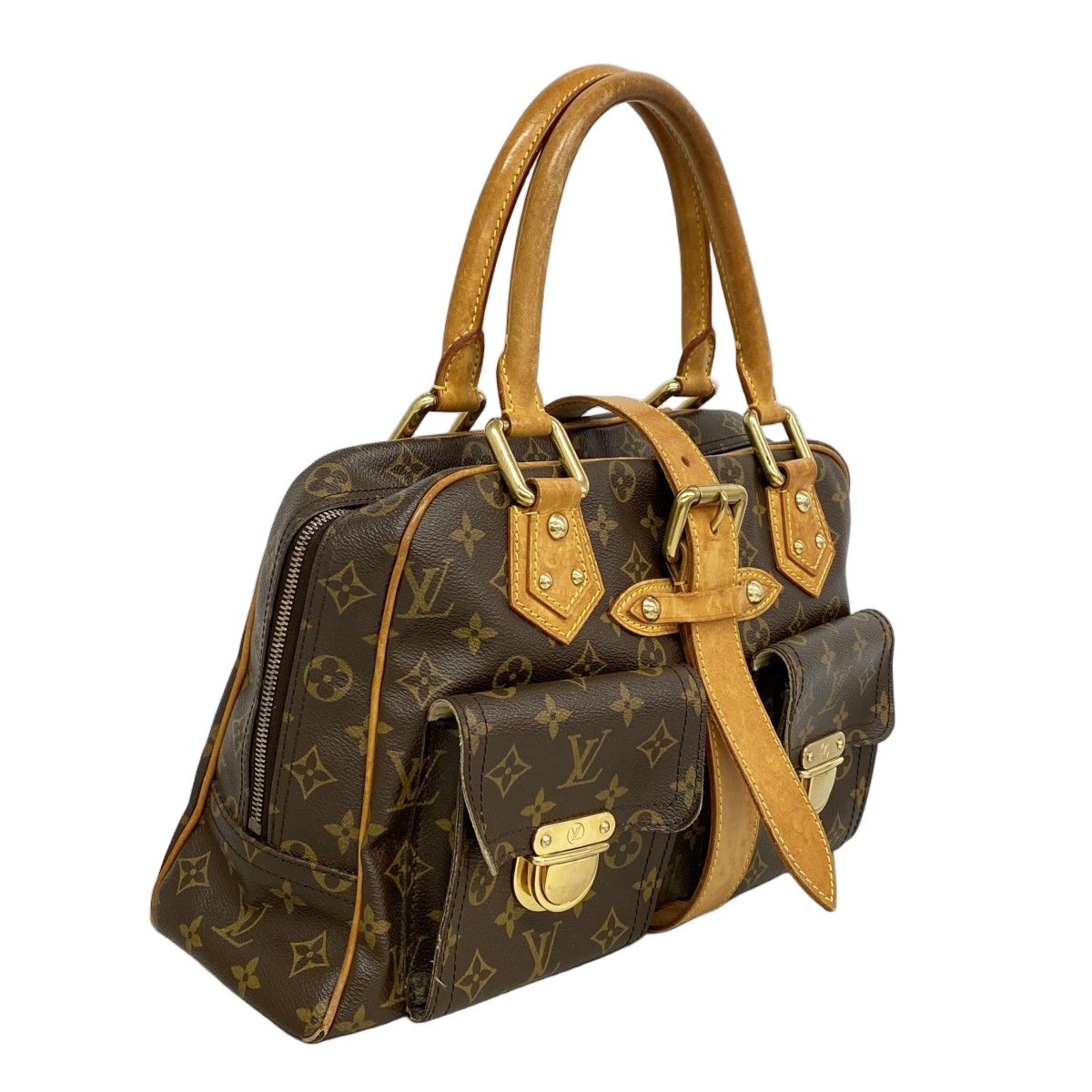 Louis Vuitton Handbag Monogram Manhattan GM Brown — view 2
