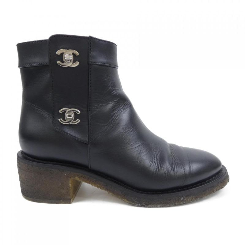 Chanel Turnlock Boots