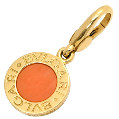 Bvlgari Pendant Pink Yellow Gold 18K 750 18K Coral