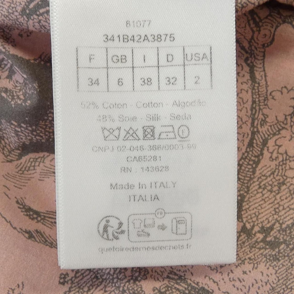Dior S/S Shirt Pink 38 — view 3