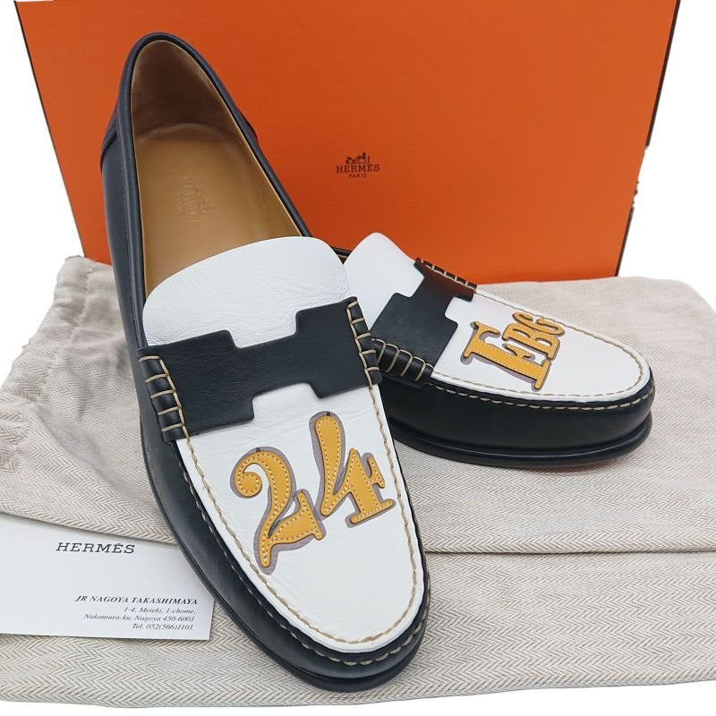 Hermes Moccasins Kennedy 24 FBG Leather 40 Box