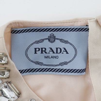 Prada Polyester Pink Beige Women's Dress