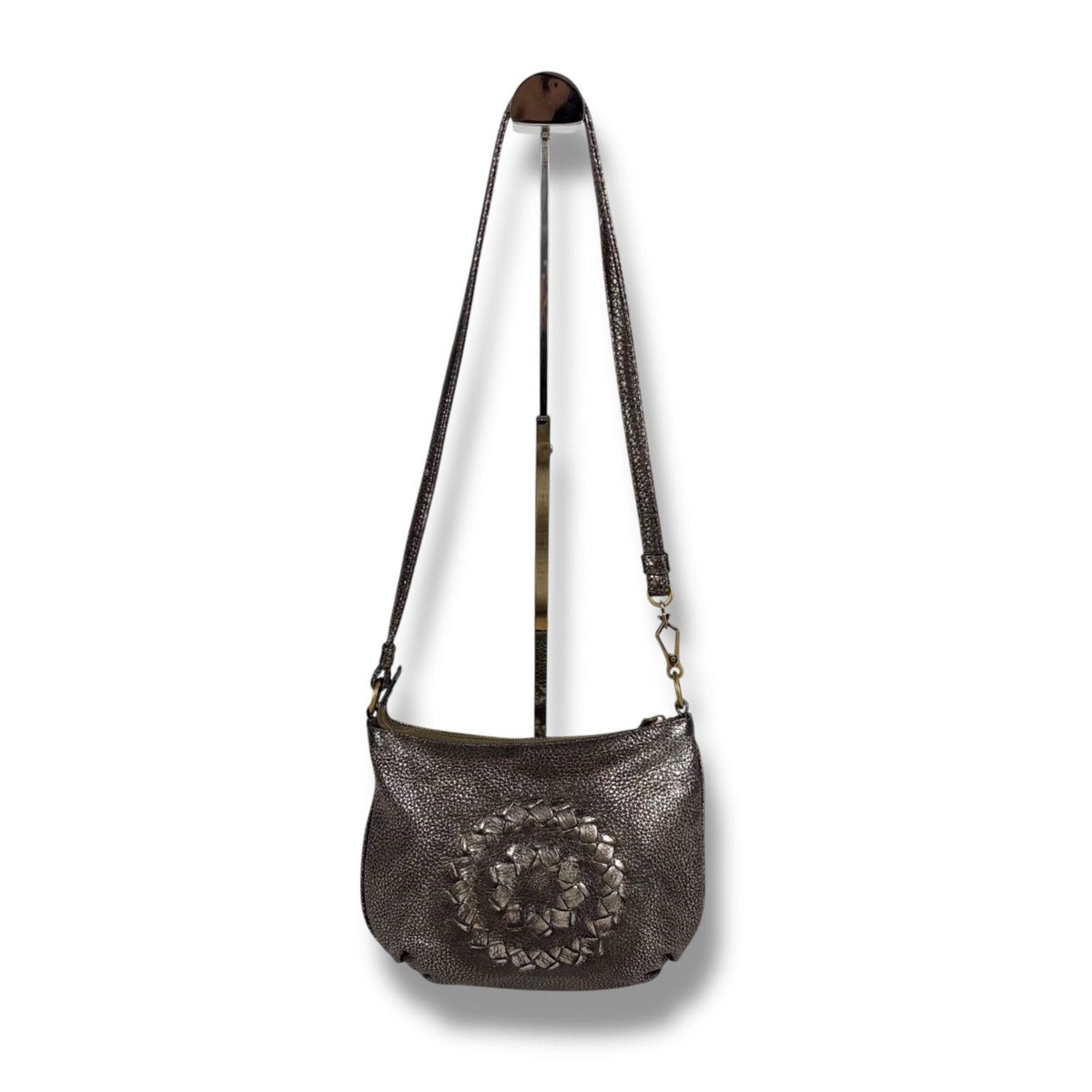 Bottega Veneta Intrecciato Leather Pouch Mini Handbag 2-Way Bronze