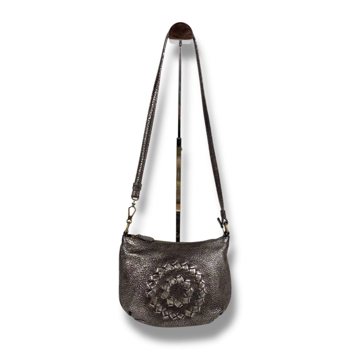 Bottega Veneta Intrecciato Leather Pouch Mini Handbag 2-Way Bronze — view 2