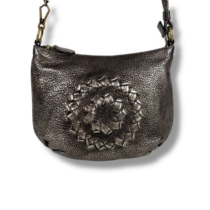 Bottega Veneta Intrecciato Leather Pouch Mini Handbag 2-Way Bronze — view 4