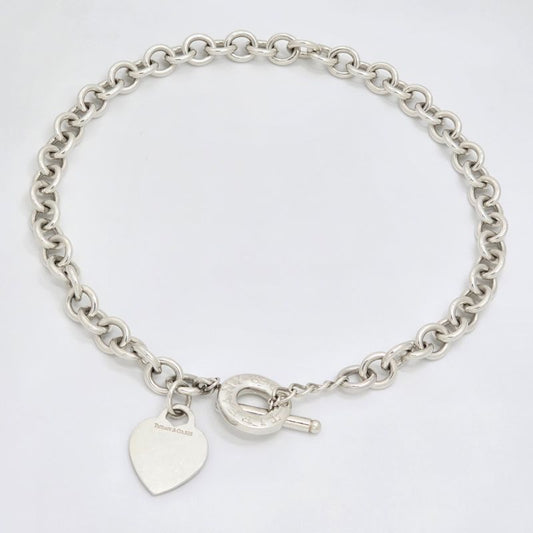 Tiffany & Co Tiffany & Co Heart Tag Necklace Choker With Toggle Closure Star