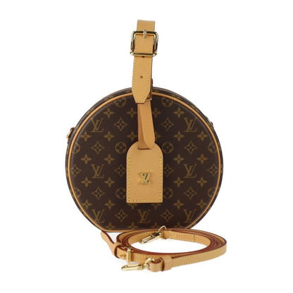 Louis Vuitton Petite Boite Chapeau Shoulder Bag Monogram Canvas Leather