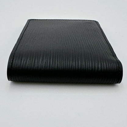Louis Vuitton M60662 Epi Portefeuille Multiple Fold Wallet Louis Vuitton Black