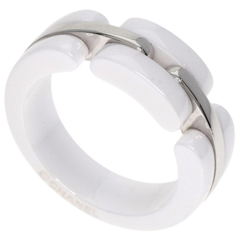 Chanel Ultra Collection Medium Ring - Ring 18K White Gold Ceramic Ladies