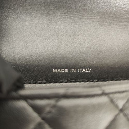 Chanel Shoulder Bag Lamb Shoulder Wallet Phone Case Black