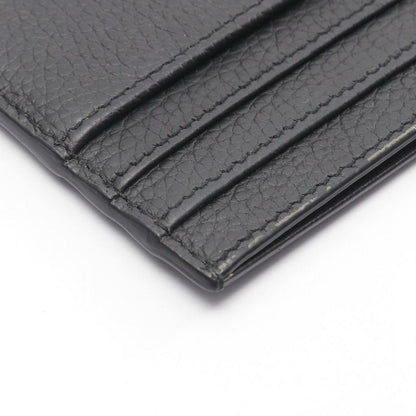 Dior Card Case CD Icon Holder Black Leather CD Lcon — view 6