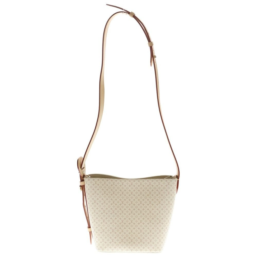 Louis Vuitton LV Romance All in BB Handbag White Brown Leather