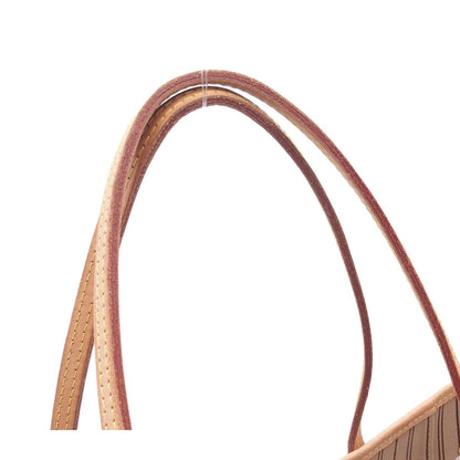 Louis Vuitton Neverfull MM Brown Rose Beige Monogram Canvas Tote Bag — view 4