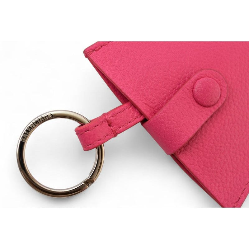 Balenciaga Key Ring Charm Neck Strap Clochette Pink Never — view 3