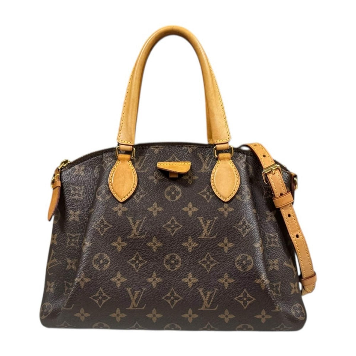Louis Vuitton Rivoli PM Monogram Shoulder Bag Canvas Brown