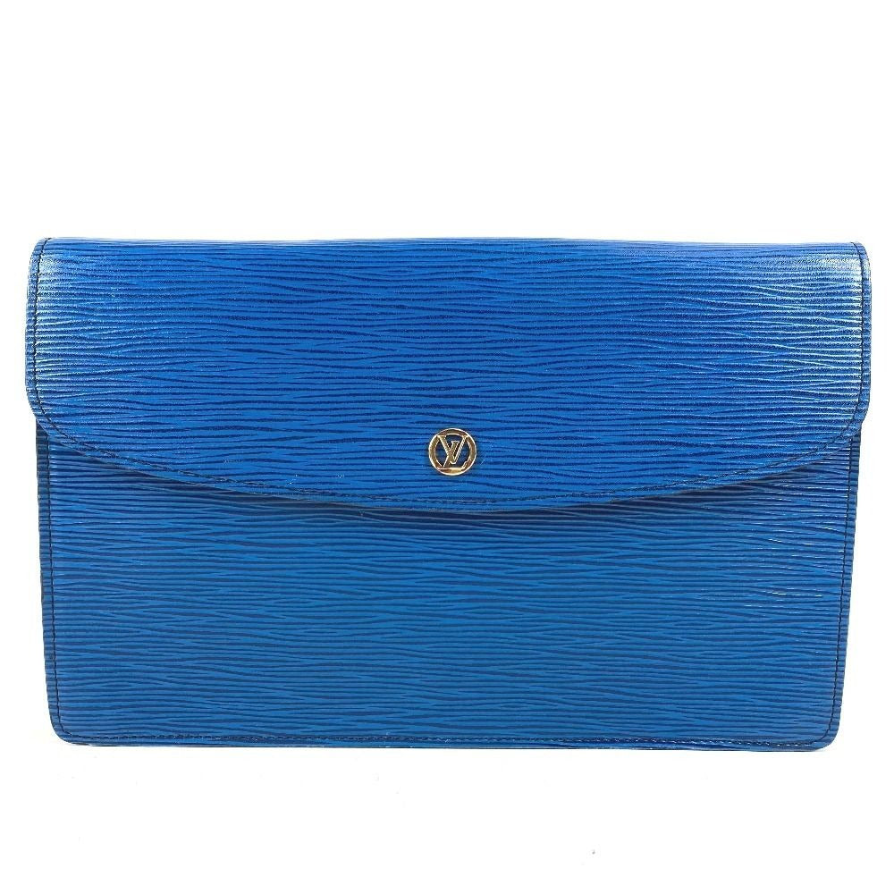 Louis Vuitton Second Bag Montaigne 27 Epi Leather Toledo Blue