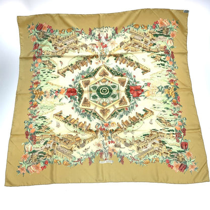 Hermes Silk Scarf Carre90 Au Pays de Cocagne "in Paradise"