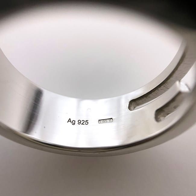 Gucci G Cut Ring Ec21577 Silver 032661