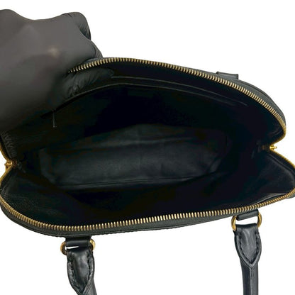 Celine Vintage Macadam Blason Logo Pattern Leather