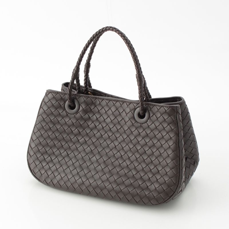 Bottega Veneta Intrecciato Basket Leather 2way Shoulder Handbag 836261v08z02272