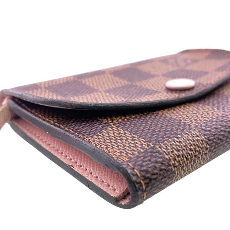 Louis Vuitton N64423 Portmonnais Rosali Fragment Case Damier Card Case Wallet