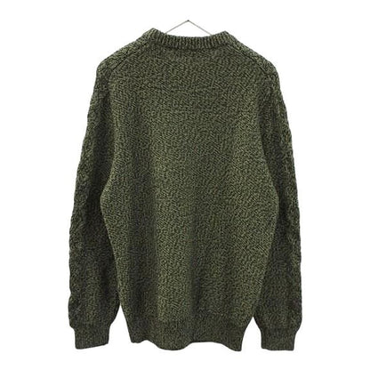 Louis Vuitton Cable Knit Sweater M Green Top Green-black — view 2