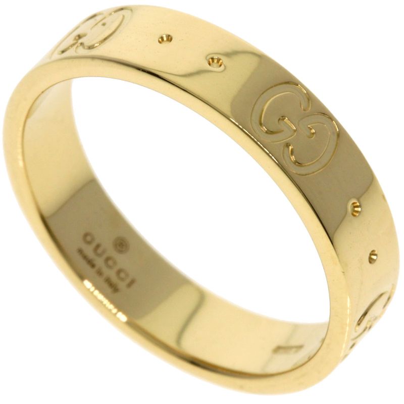 Gucci Icon #9 Ring - 18K Yellow Gold Ladies