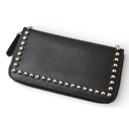 Fendi Carlito Wallet Karl Lagerfeld Black Silver — view 3