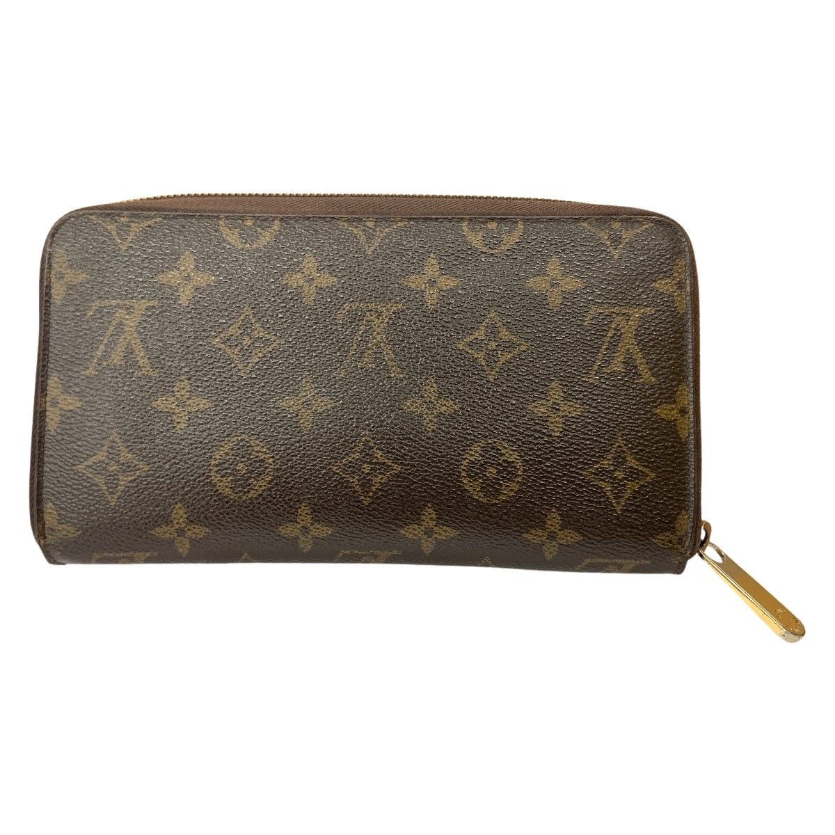 Louis Vuitton Monogram Zippy Organizer Round Zipper Long Wallet M60002 Brown